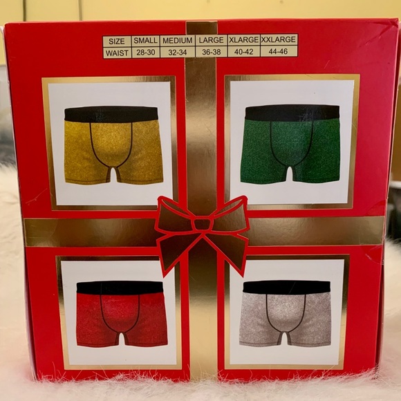 Crazy Boxer Men’s 4pk Boxer Brief Filled Ornament - Picture 2 of 2